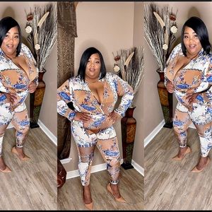 Paisley Two Piece Set (Plus)